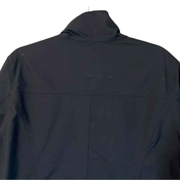 Eddie Bauer Women’s Eastsider Weatheredge Trench Coat Black Large Rain Layer - Picture 9 of 9